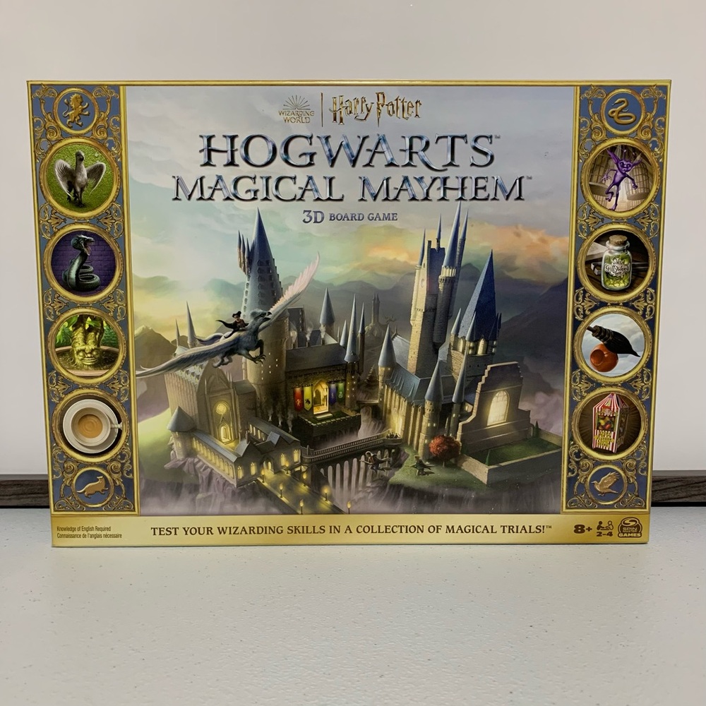 Wizarding World Harry Potter Hogwarts Magical Mayhem 3D Board Game-New